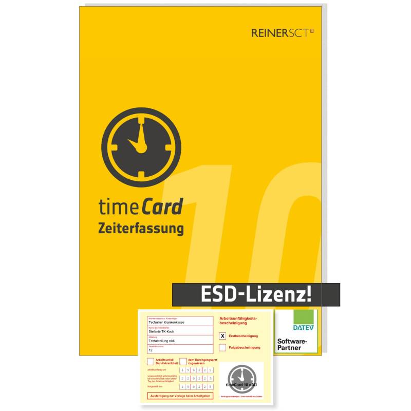 REINER SCT timeCard 10 AU Basisversion ohne Laufzeitbeschrän von Reiner SCT