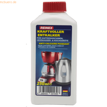 Reinex Reinex Entkalker Kaffeemaschinen Heißwassergeräte 250 ml Reinex Reinex Entkalker Kaffeemaschinen Heißwassergeräte 250 ml von Reinex