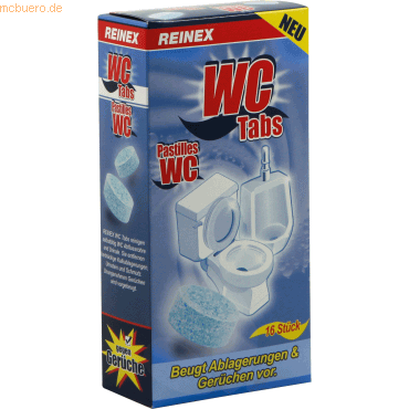 Reinex WC-Reiniger Tabs 83703 25g 16 Stück Reinex WC-Reiniger Tabs 83703 25g 16 Stück von Reinex
