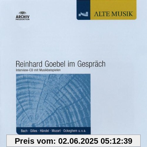 Reinhard Goebel im Gespräch / Archiv Blue Promotion Sampler von Reinhard Goebel