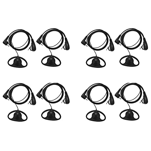 Reinscer (6 Pack 2Pin Erweiterte D Form Clip Ohr Ptt Headset Ohrhörer Mikrofon Fuer 2 Wege Funkgeraete Gp88S Gp300 Gp68 Gp2000 Gp88 Gp3188 Cp040 Cp1200 A8 A6 A10 A12 Reinscer (6 Pack 2Pin Erweiterte D Form Clip Ohr Ptt Headset Ohrhörer Mikrofon Fuer 2 Wege Funkgeraete Gp88S Gp300 Gp68 Gp2000 Gp88 Gp3188 Cp040 Cp1200 A8 A6 A10 A12 von Reinscer