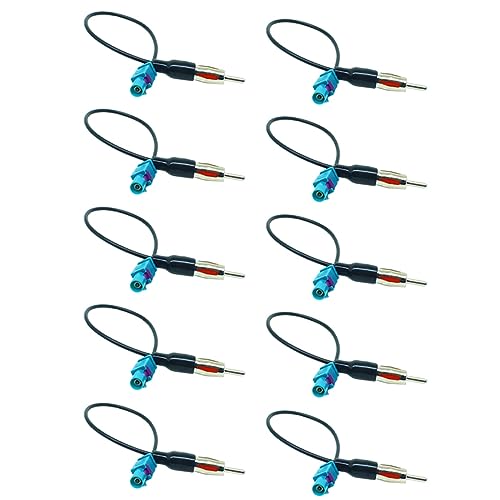 Reinscer 10X Universal Fakra zu DIN Auto Stereo Radio Antennen Adapter Mast Antennen Adapter von Reinscer