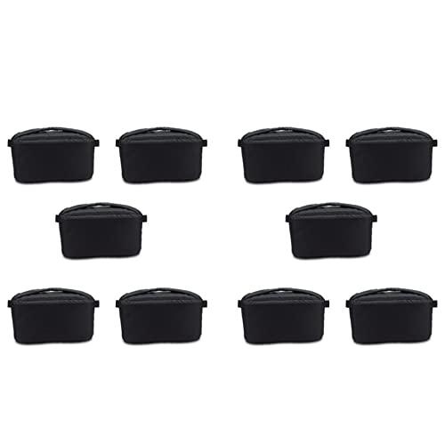 Reinscer 10X Universal Insert Partition Gepolsterte Kamera Tasche Stoßfeste Schutz Hülle für DSLR SLR Kamera (Schwarz) von Reinscer