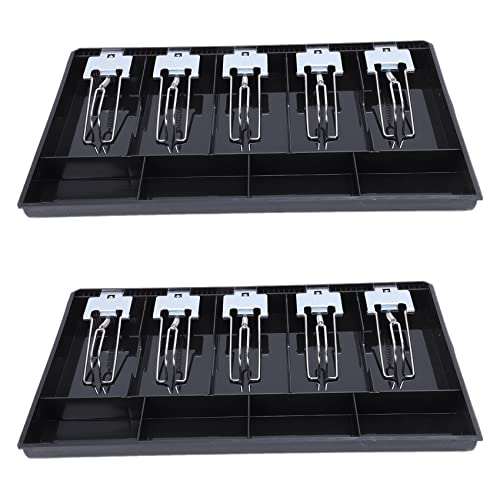 Reinscer 2X 5-Raster Geld Registrierkasse Einsatzfach Ersatzkasse Schublade Lagerregisterbox Klassifizieren Speichern Reinscer 2X 5-Raster Geld Registrierkasse Einsatzfach Ersatzkasse Schublade Lagerregisterbox Klassifizieren Speichern von Reinscer
