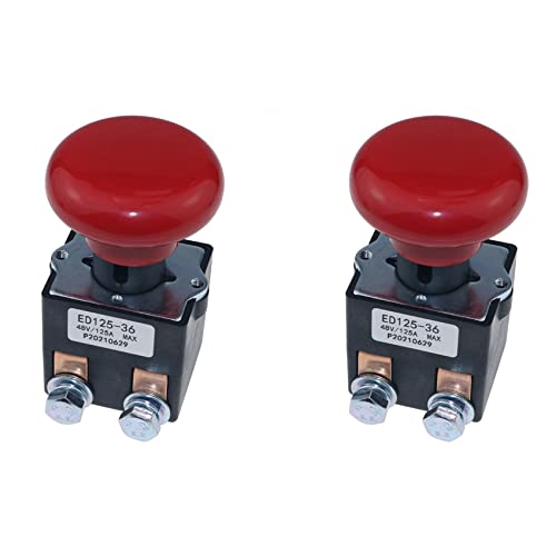 Reinscer 2X ED125-36 48V 125A Not Trennen Stopp Ausschalter für EZ30 E30 D40 EZ40 111551000800 Stapler von Reinscer