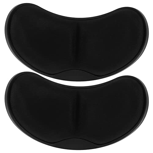 Reinscer 2X Handgelenkauflage Matte, Ergonomische Handgelenkauflage Anti-Skid Matte Ruhe Matte Gedächtnisschaum Maus Matte für Bürocomputer Pc Laptop Einfache Eingabe Schmerzlinderung von Reinscer