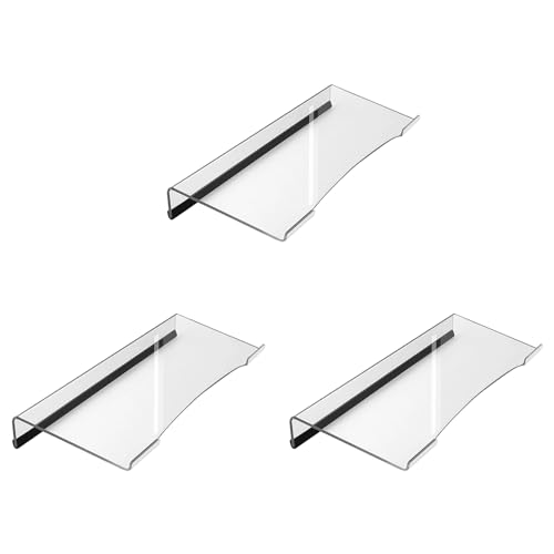 Reinscer 3X Acryl Tastatur Halter, Acryl Tastatur Halter für Computer Tastatur, Durchsichtiger Tastatur Ständer für Ergonomisches Tippen Im Büro Schreibtisch B von Reinscer
