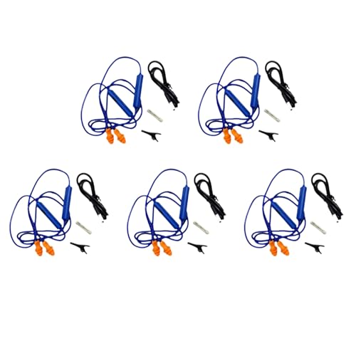Reinscer 5X Ohrstöpsel Bluetooth-Kopfhörer für die Arbeit, Geräuschunterdrückung, Gehörschutz, Baustellen, Laute Orte, Blau Reinscer 5X Ohrstöpsel Bluetooth-Kopfhörer für die Arbeit, Geräuschunterdrückung, Gehörschutz, Baustellen, Laute Orte, Blau von Reinscer
