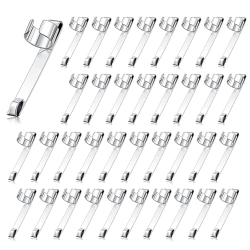 Reinscer Metall Bleistift Clips zum Aufschieben Bleistift Clips zum Einrasten, Bleistift Halter Clip Metall AufhäNgbare Tragbare Bleistift Clips, 600 StüCk von Reinscer