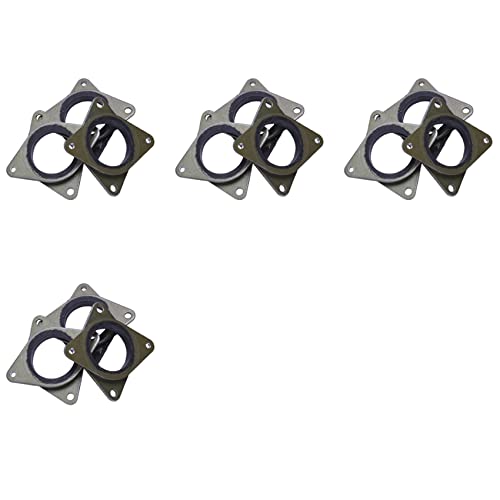 Reinscer Verbesserte NEMA 17 Vibrationsdämpfer Aus Stahl und Gummi mit M3-Schraube -CNC Für 3D-Drucker -10, 10S, 3 (12Er Pack) von Reinscer
