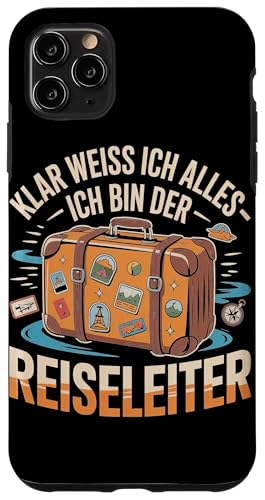 Klar Weiss Ich Alles Ich Bin Der Reiseleiter Hülle für iPhone 11 Pro Max Klar Weiss Ich Alles Ich Bin Der Reiseleiter Hülle für iPhone 11 Pro Max von Reiseleiter Tourismus Guide Underground Reisen