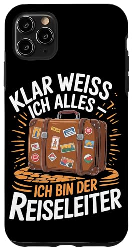 Klar Weiss Ich Alles Ich Bin Der Reiseleiter Hülle für iPhone 11 Pro Max Klar Weiss Ich Alles Ich Bin Der Reiseleiter Hülle für iPhone 11 Pro Max von Reiseleiter Tourismus Guide Underground Reisen