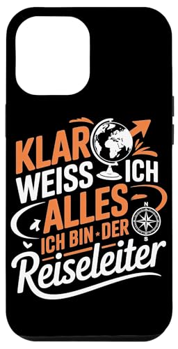 Klar Weiss Ich Alles Ich Bin Der Reiseleiter Hülle für iPhone 12 Pro Max Klar Weiss Ich Alles Ich Bin Der Reiseleiter Hülle für iPhone 12 Pro Max von Reiseleiter Tourismus Guide Underground Reisen