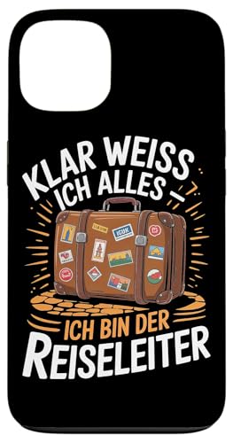 Klar Weiss Ich Alles Ich Bin Der Reiseleiter Hülle für iPhone 13 von Reiseleiter Tourismus Guide Underground Reisen