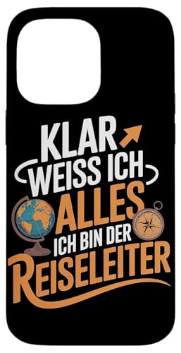 Klar Weiss Ich Alles Ich Bin Der Reiseleiter Hülle für iPhone 14 Pro Max Klar Weiss Ich Alles Ich Bin Der Reiseleiter Hülle für iPhone 14 Pro Max von Reiseleiter Tourismus Guide Underground Reisen