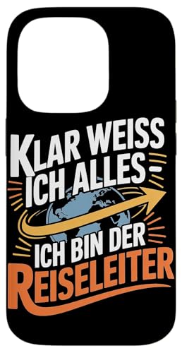 Klar Weiss Ich Alles Ich Bin Der Reiseleiter Hülle für iPhone 14 Pro von Reiseleiter Tourismus Guide Underground Reisen
