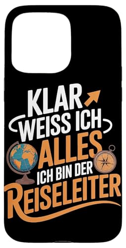 Klar Weiss Ich Alles Ich Bin Der Reiseleiter Hülle für iPhone 15 Pro Max Klar Weiss Ich Alles Ich Bin Der Reiseleiter Hülle für iPhone 15 Pro Max von Reiseleiter Tourismus Guide Underground Reisen