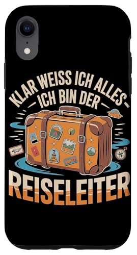 Klar Weiss Ich Alles Ich Bin Der Reiseleiter Hülle für iPhone XR Klar Weiss Ich Alles Ich Bin Der Reiseleiter Hülle für iPhone XR von Reiseleiter Tourismus Guide Underground Reisen