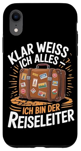 Klar Weiss Ich Alles Ich Bin Der Reiseleiter Hülle für iPhone XR Klar Weiss Ich Alles Ich Bin Der Reiseleiter Hülle für iPhone XR von Reiseleiter Tourismus Guide Underground Reisen