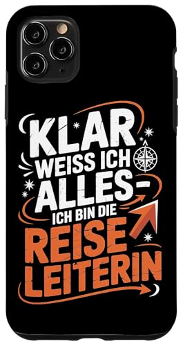 Klar Weiss Ich Alles Ich Bin Die Reiseleiterin Hülle für iPhone 11 Pro Max Klar Weiss Ich Alles Ich Bin Die Reiseleiterin Hülle für iPhone 11 Pro Max von Reiseleiter Tourismus Guide Underground Reisen