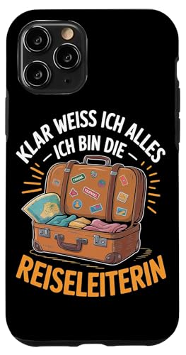 Klar Weiss Ich Alles Ich Bin Die Reiseleiterin Hülle für iPhone 11 Pro von Reiseleiter Tourismus Guide Underground Reisen