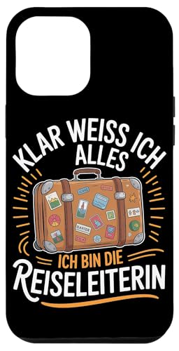 Klar Weiss Ich Alles Ich Bin Die Reiseleiterin Hülle für iPhone 12 Pro Max Klar Weiss Ich Alles Ich Bin Die Reiseleiterin Hülle für iPhone 12 Pro Max von Reiseleiter Tourismus Guide Underground Reisen