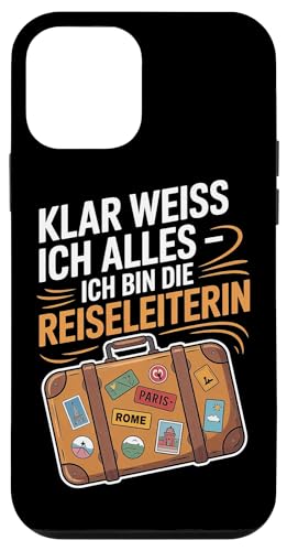 Klar Weiss Ich Alles Ich Bin Die Reiseleiterin Hülle für iPhone 12 mini von Reiseleiter Tourismus Guide Underground Reisen
