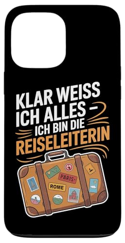 Klar Weiss Ich Alles Ich Bin Die Reiseleiterin Hülle für iPhone 13 Pro Max Klar Weiss Ich Alles Ich Bin Die Reiseleiterin Hülle für iPhone 13 Pro Max von Reiseleiter Tourismus Guide Underground Reisen