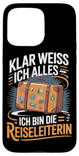 Klar Weiss Ich Alles Ich Bin Die Reiseleiterin Hülle für iPhone 15 Pro Max Klar Weiss Ich Alles Ich Bin Die Reiseleiterin Hülle für iPhone 15 Pro Max von Reiseleiter Tourismus Guide Underground Reisen