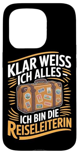 Klar Weiss Ich Alles Ich Bin Die Reiseleiterin Hülle für iPhone 15 Pro Klar Weiss Ich Alles Ich Bin Die Reiseleiterin Hülle für iPhone 15 Pro von Reiseleiter Tourismus Guide Underground Reisen