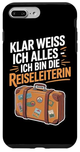 Klar Weiss Ich Alles Ich Bin Die Reiseleiterin Hülle für iPhone 7 Plus/8 Plus Klar Weiss Ich Alles Ich Bin Die Reiseleiterin Hülle für iPhone 7 Plus/8 Plus von Reiseleiter Tourismus Guide Underground Reisen