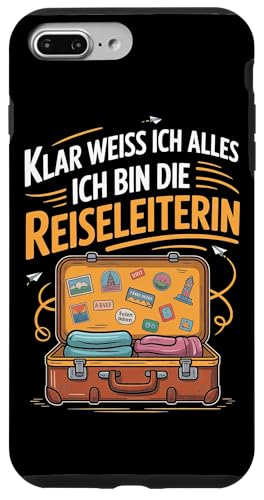 Klar Weiss Ich Alles Ich Bin Die Reiseleiterin Hülle für iPhone 7 Plus/8 Plus Klar Weiss Ich Alles Ich Bin Die Reiseleiterin Hülle für iPhone 7 Plus/8 Plus von Reiseleiter Tourismus Guide Underground Reisen