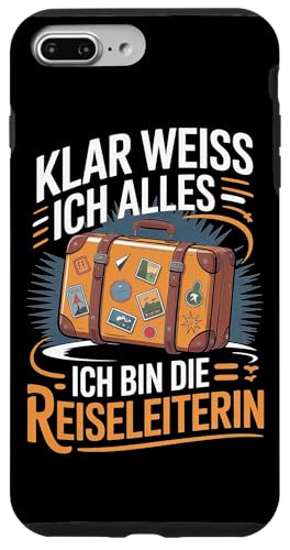 Klar Weiss Ich Alles Ich Bin Die Reiseleiterin Hülle für iPhone 7 Plus/8 Plus Klar Weiss Ich Alles Ich Bin Die Reiseleiterin Hülle für iPhone 7 Plus/8 Plus von Reiseleiter Tourismus Guide Underground Reisen