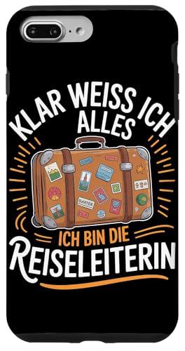 Klar Weiss Ich Alles Ich Bin Die Reiseleiterin Hülle für iPhone 7 Plus/8 Plus Klar Weiss Ich Alles Ich Bin Die Reiseleiterin Hülle für iPhone 7 Plus/8 Plus von Reiseleiter Tourismus Guide Underground Reisen
