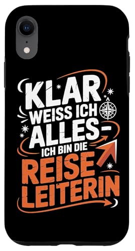 Klar Weiss Ich Alles Ich Bin Die Reiseleiterin Hülle für iPhone XR Klar Weiss Ich Alles Ich Bin Die Reiseleiterin Hülle für iPhone XR von Reiseleiter Tourismus Guide Underground Reisen