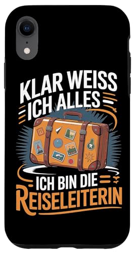 Klar Weiss Ich Alles Ich Bin Die Reiseleiterin Hülle für iPhone XR Klar Weiss Ich Alles Ich Bin Die Reiseleiterin Hülle für iPhone XR von Reiseleiter Tourismus Guide Underground Reisen