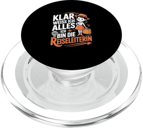Klar Weiß Ich Alles Ich Bin Die Reiseleiterin PopSockets PopGrip für MagSafe Klar Weiß Ich Alles Ich Bin Die Reiseleiterin PopSockets PopGrip für MagSafe von Reiseleiter Tourismus Guide Underground Reisen