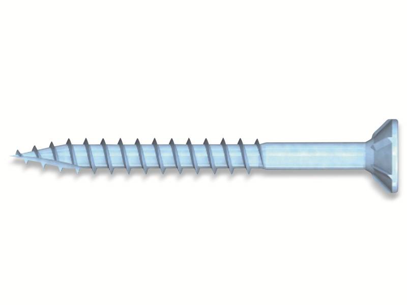 REISSER Spanplattenschrauben R2 plus, Teilgewinde, 5,0x80, Stahl, Schneidkerbe, 200 Stück von Reisser
