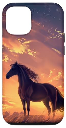 Hülle für iPhone 12/12 Pro Pferd mit Sternen Pferde Mädchen Hülle für iPhone 12/12 Pro Pferd mit Sternen Pferde Mädchen von Reiten Pferdefan Pferdeliebhaber Pferdemotiv