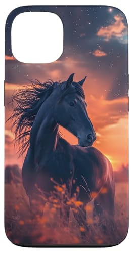 Hülle für iPhone 13 Pferd mit Sternen Sonnenuntergang Pferde Mädchen Hülle für iPhone 13 Pferd mit Sternen Sonnenuntergang Pferde Mädchen von Reiten Pferdefan Pferdeliebhaber Pferdemotiv