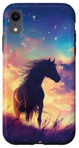 Hülle für iPhone XR Pferd mit Sternen Pferde Mädchen Hülle für iPhone XR Pferd mit Sternen Pferde Mädchen von Reiten Pferdefan Pferdeliebhaber Pferdemotiv