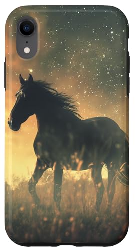 Hülle für iPhone XR Pferd mit Sternen Pferde Mädchen Hülle für iPhone XR Pferd mit Sternen Pferde Mädchen von Reiten Pferdefan Pferdeliebhaber Pferdemotiv