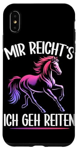 Mir Reicht's Ich Geh Reiten Pferdereiter Pferde Mädchen Hülle für iPhone XS Max Mir Reicht's Ich Geh Reiten Pferdereiter Pferde Mädchen Hülle für iPhone XS Max von Reitsport Reiter Pferdesport Enthusiasten Frauen