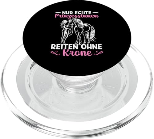 Nur Echte Prinzessinnen Reiten Ohne Krone Reiterin Pferd PopSockets PopGrip für MagSafe Nur Echte Prinzessinnen Reiten Ohne Krone Reiterin Pferd PopSockets PopGrip für MagSafe von Reitsport Reiter Pferdesport Enthusiasten Frauen
