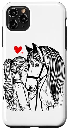 Pferde Mädchen Pferd Liebhaber Reiten Reiterin Liebe Hülle für iPhone 11 Pro Max von Reitsport Reiter Pferdesport Enthusiasten Frauen