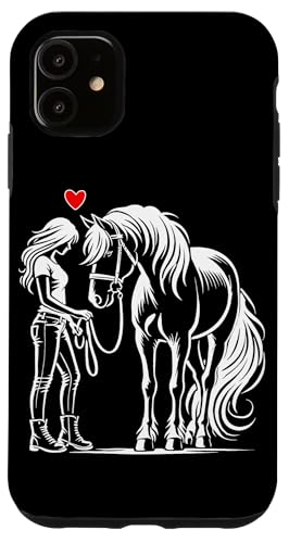 Pferde Mädchen Pferd Liebhaber Reiten Reiterin Liebe Hülle für iPhone 11 Pferde Mädchen Pferd Liebhaber Reiten Reiterin Liebe Hülle für iPhone 11 von Reitsport Reiter Pferdesport Enthusiasten Frauen