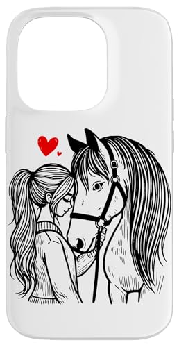 Pferde Mädchen Pferd Liebhaber Reiten Reiterin Liebe Hülle für iPhone 14 Pro von Reitsport Reiter Pferdesport Enthusiasten Frauen
