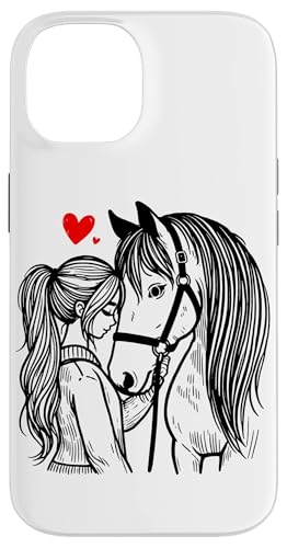 Pferde Mädchen Pferd Liebhaber Reiten Reiterin Liebe Hülle für iPhone 14 von Reitsport Reiter Pferdesport Enthusiasten Frauen
