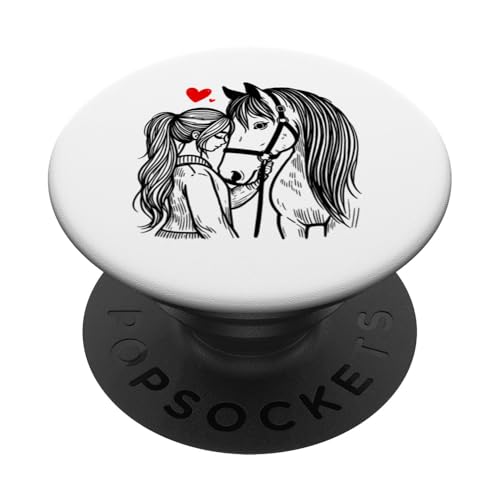 Pferde Mädchen Pferd Liebhaber Reiten Reiterin Liebe PopSockets Klebender PopGrip Pferde Mädchen Pferd Liebhaber Reiten Reiterin Liebe PopSockets Klebender PopGrip von Reitsport Reiter Pferdesport Enthusiasten Frauen