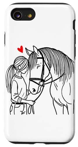 Pferde Mädchen Reiten Reitsport Pferdereiter Pferdeliebhaber Hülle für iPhone SE (2020) / 7 / 8 von Reitsport Reiter Pferdesport Enthusiasten Frauen